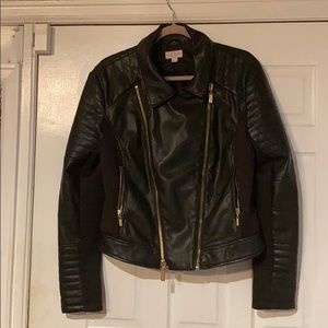 Women’s black bomber-style jacket
